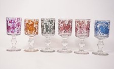 Set 6 pezzi bicchieri vintage
