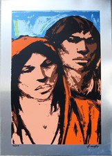 Franz Ficara, serigrafia su alluminio, firmata, numerata.