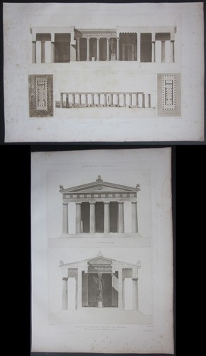 1910 temple apollon bassae - temple, a