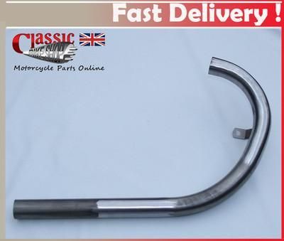 Bsa m20 downpipe plain - bsa,