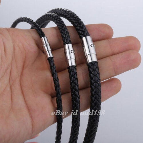 Collana girocollo pelle - collana,