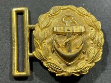 WW2 WWII Fibbia Cintura Marina