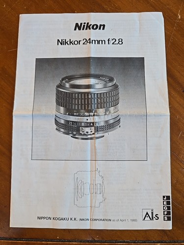 Nikon nikkor 24mm ais - nikon,