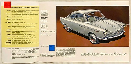 Brochure nsu sport prinz coupe - brochure,