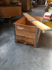 Bancali in legno usati 1100x800 con 4 parietali h. 190 mm mis.int.1050x750 h760 