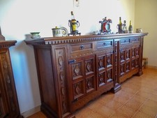 Mobile antico sala in legno anni 70