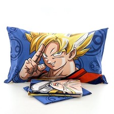 Lenzuola Dragonball singolo Goku Vegeta completo letto una piazza cotone 100%