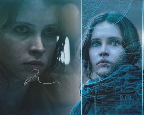 Signed felicity jones x8 - ,