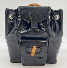 Zaino vintage Gucci bambù