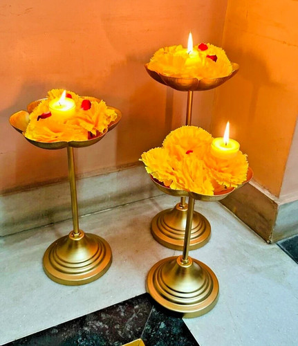 Portacandele metallo diwali - portacandele,