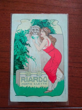 1920 CARTOLINA IN CROMOLITOGRAFIA RIARDO FONTE ELETTA ACQUA FERRARELLE