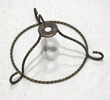 Telaio vintage ferro battuto abat jour paralume lampada da tavolo struttura iron