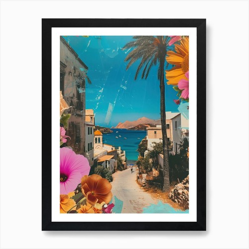 Quadro ibiza floreale - quadro,