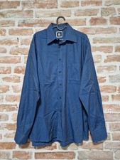 ROCCOBAROCCO CAMICIA SHIRT UOMO Tg XL  VINTAGE ED ELEGANTE, BLU