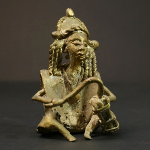 Statuina musicista bronzo - musicista, in