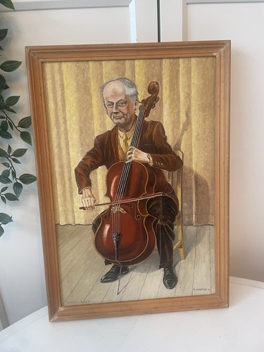Quadro olio ritratto - , vintage
