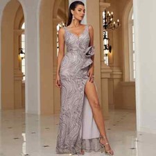 Vestito Abito Elegante Lungo