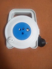 Prolunga avvolgibile a mulinello Cavo Telefonico Spina Tripolare Metri 8 Vintage