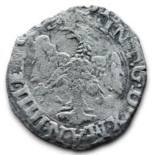 Casale Vincenzo I Gonzaga Mantova parpagliola 1594 data leggibile cavallotto san