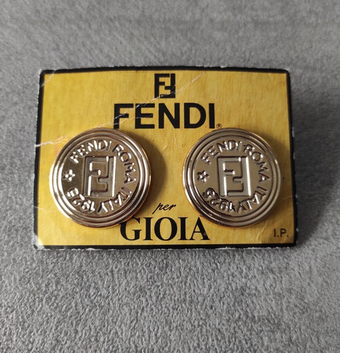 Orecchini vintage fendi - orecchini, in