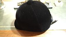 Cap equitazione Pro Tech taglia 59-61 L Colore nero in velluto finissimo