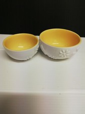 MULINO BIANCO CIOTOLE BIANCHE GIALLE 2010 SET VINTAGE COME NUOVO CM. 8,5 7,5