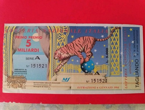 Biglietto lotteria nazionale - lotteria,