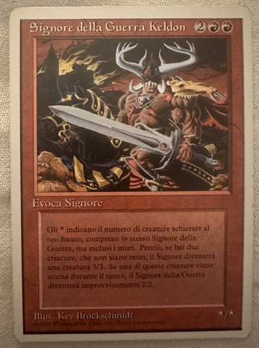 Carta magic mtg signore - carta,