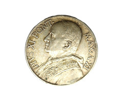 10 LIRE ARGENTO VATICANO 1932
