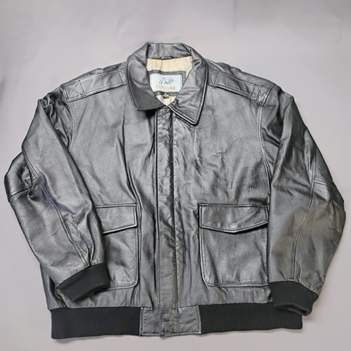 Bomber vintage pelle di - vintage, in
