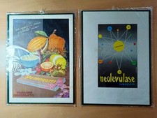 2 pubblicità da banco Anni 50/60