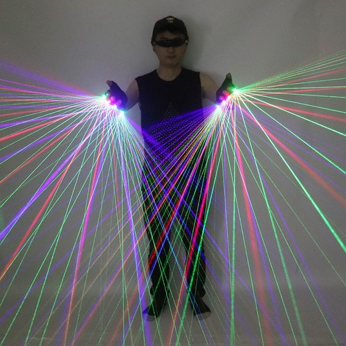 Guanti laser led - guanti,