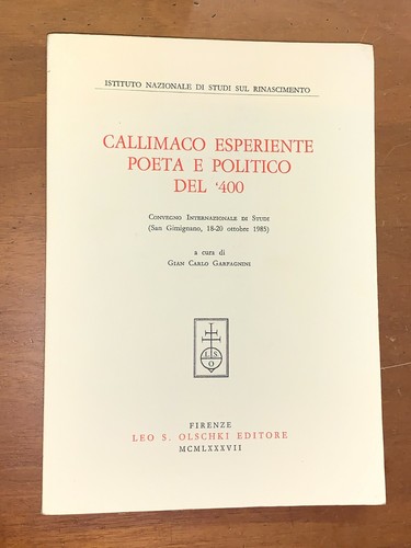 Callimaco esperiente poeta - callimaco,