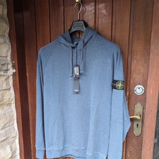  Felpa Stone Island blu con
