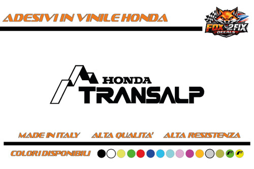 Adesivi moto honda - adesivi, transalp