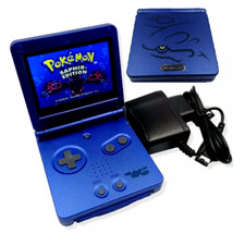 Nintendo Gameboy Advance SP AGS 101 IPS V5 schermo LCD Kyogre 1050 mAh NUOVO