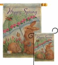 Coniglietti con ombrellone