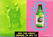 Vintage Postcard Art Loco Lime Soda Hot Streak Crazy Enough to Try It Promo