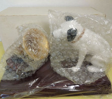 Nipper dog figurina - figurina, il