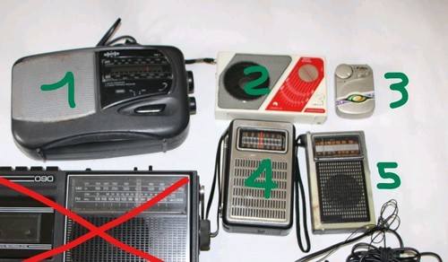 Lotto radio vintage - e, non