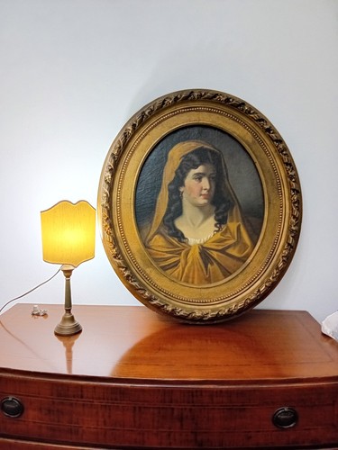 Quadro antico olio - quadro, su