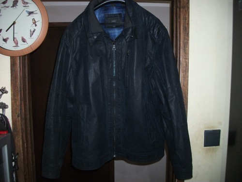 Giacca ecopelle nera s - ecopelle, m&s