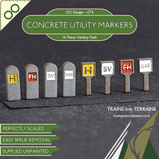 Concrete Utility Marker Posts