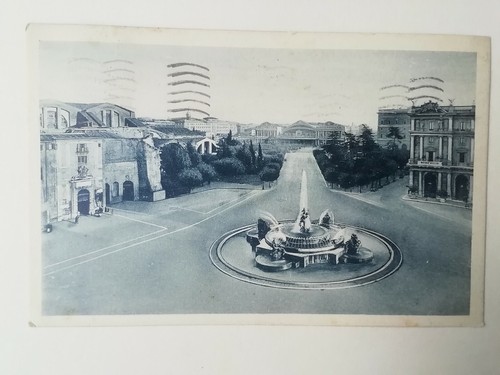 Cartolina roma piazza - roma,
