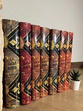 LA SACRA BIBBIA - SET DI 7 VOLUMI - EDITI DA FRATELLI FABBRI EDITORI (1963)
