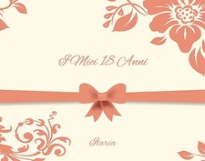 Biglietti Inviti 18 anni Compleanno Personalizzati Party