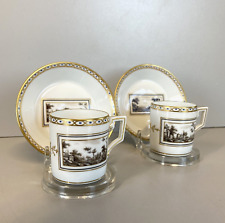 SET 2 TAZZE CAFFE PORCELLANA