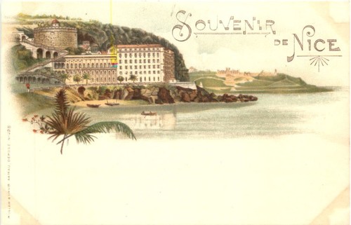 Souvenir nice litografia - de,
