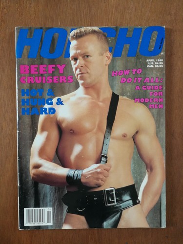 Vintage honcho magazine april - vintage,