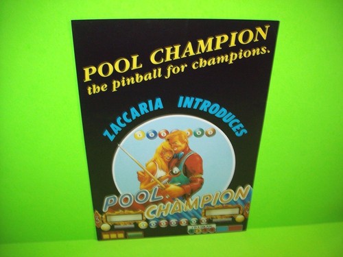 Zaccaria pool champion - zaccaria,
